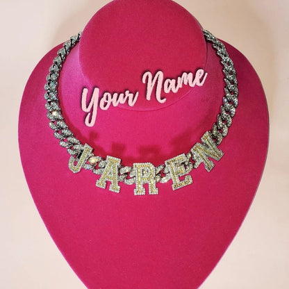 All Starz | CZ Custom Name Curb Choker