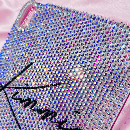 Custom SWAROVSKI Crystal Bling iPad Protective Case for Gifts, Birthdays, Anniversaries, Office