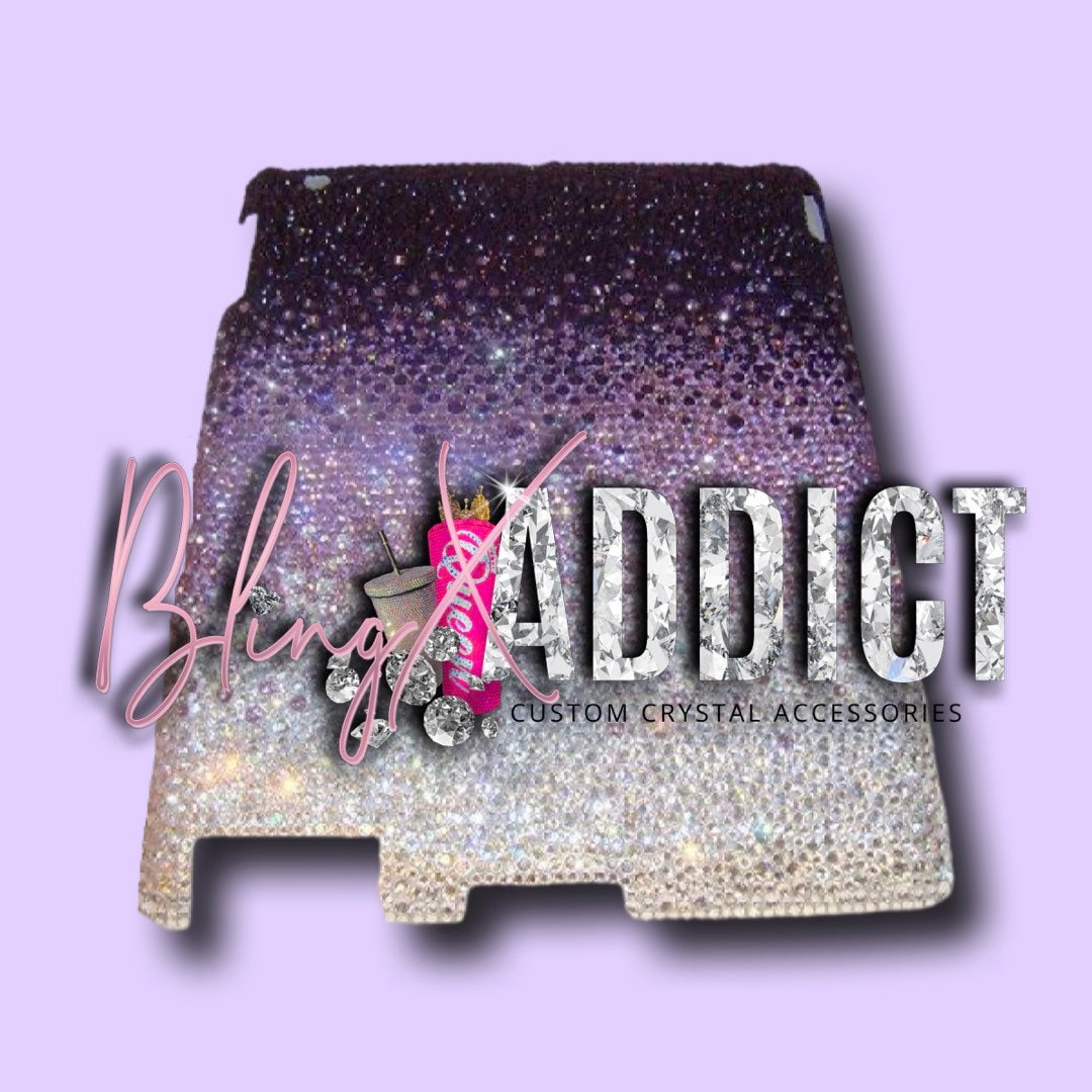 Custom Crystal Bedazzled iPad Case: Sparkly Bling Protective Cover