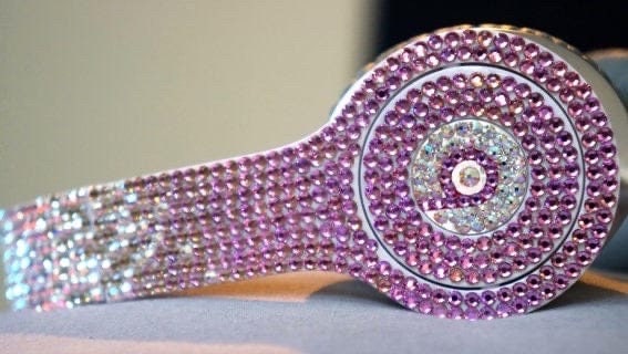 Custom Swarovski Crystal Beats by Dre Headphones | Bedazzled Solo Pro, Studio Pro, Solo 4, Studio 3, KK Edition