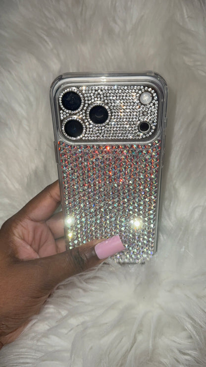Ready to Ship | Luxe Swarovski Crystal iPhone 17 Pro Max Case – Crystal Clear AB