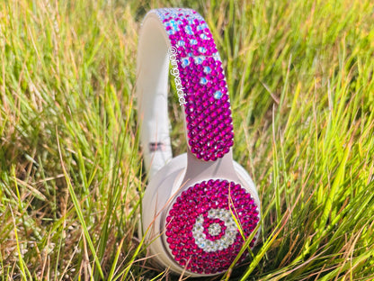Custom Swarovski Crystal Beats by Dre Headphones | Bedazzled Solo Pro, Studio Pro, Solo 4, Studio 3, KK Edition