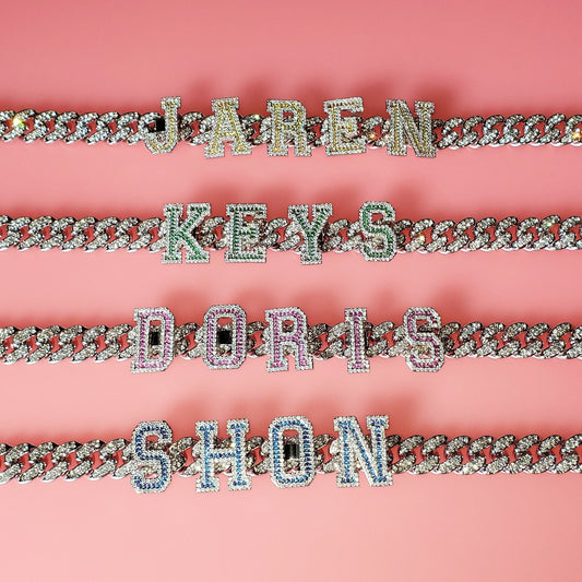 All Starz | CZ Custom Name Curb Choker
