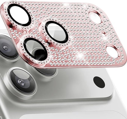Luxury Crystal Camera Lens Protector for iPhone 17 Pro & 17 Pro Max | Rhinestone Camera Lens Cover | Sparkly Lens Guard | Bling Phone Accessory