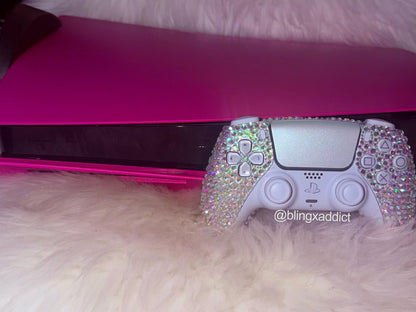 Bling PS5 Controller Custom, Rhinestone Gaming Controller, Sparkly Gamer Gift, Luxury Console Accessories