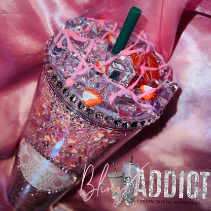 Strawberry Crush Crystal Craze Pink Starbucks Tumbler