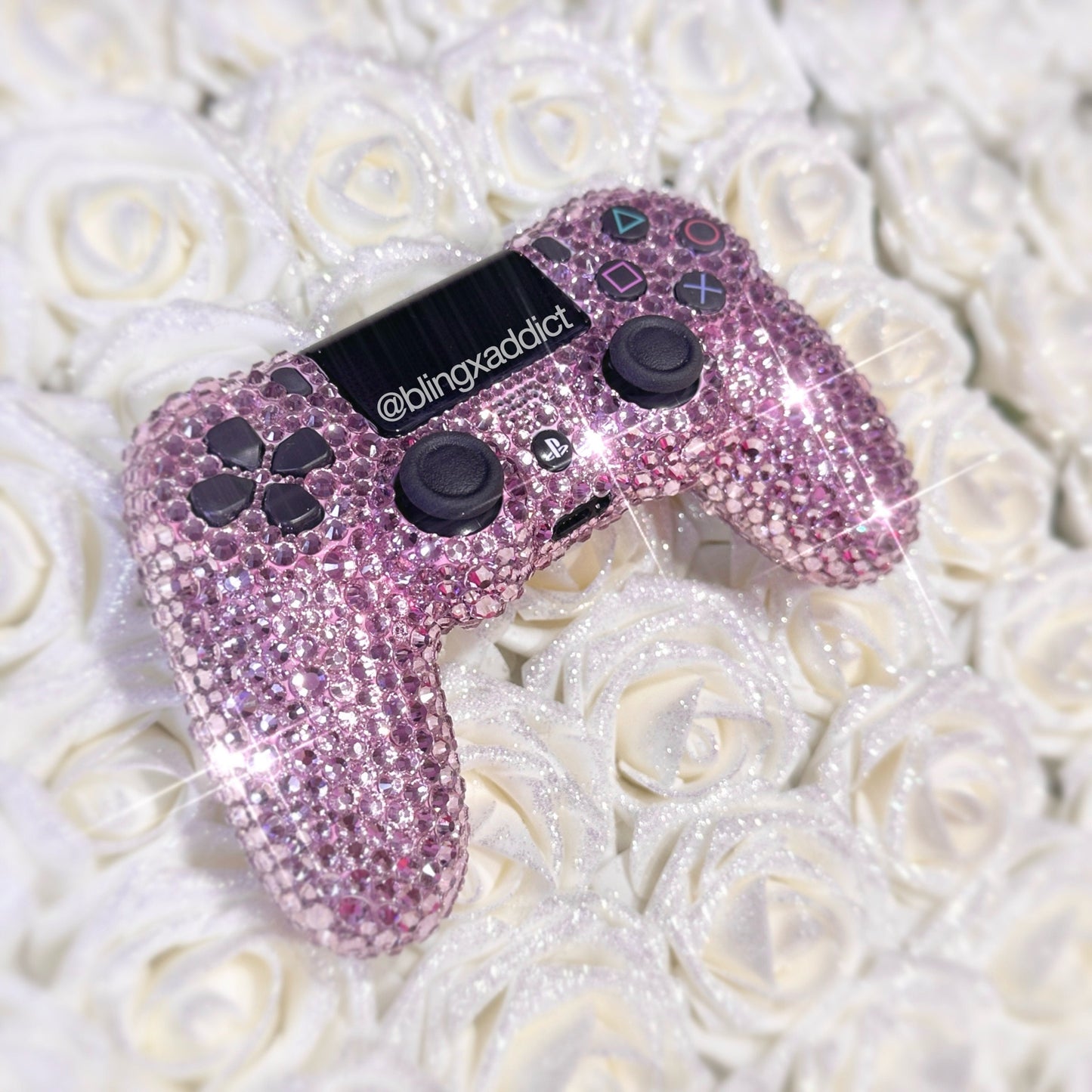 Bling PS5 Controller Custom, Rhinestone Gaming Controller, Sparkly Gamer Gift, Luxury Console Accessories