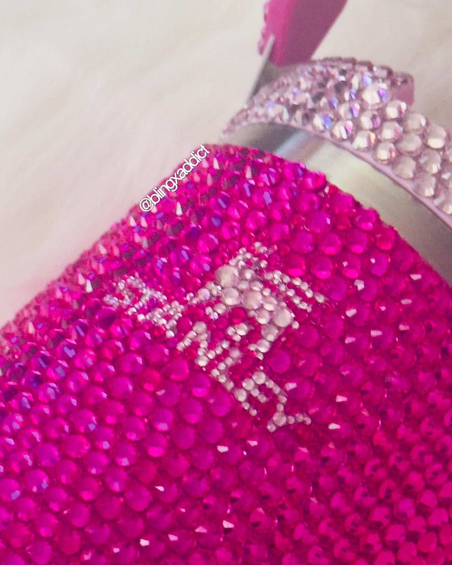 Personalized Crystal Bling Stanley Tumbler, Custom Sparkly Drinkware, 60oz 40oz 30oz 20oz