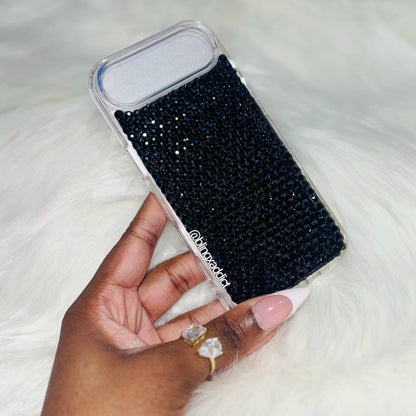 Swarovski Crystal iPhone 17 Air Case: Jet Black Crystal