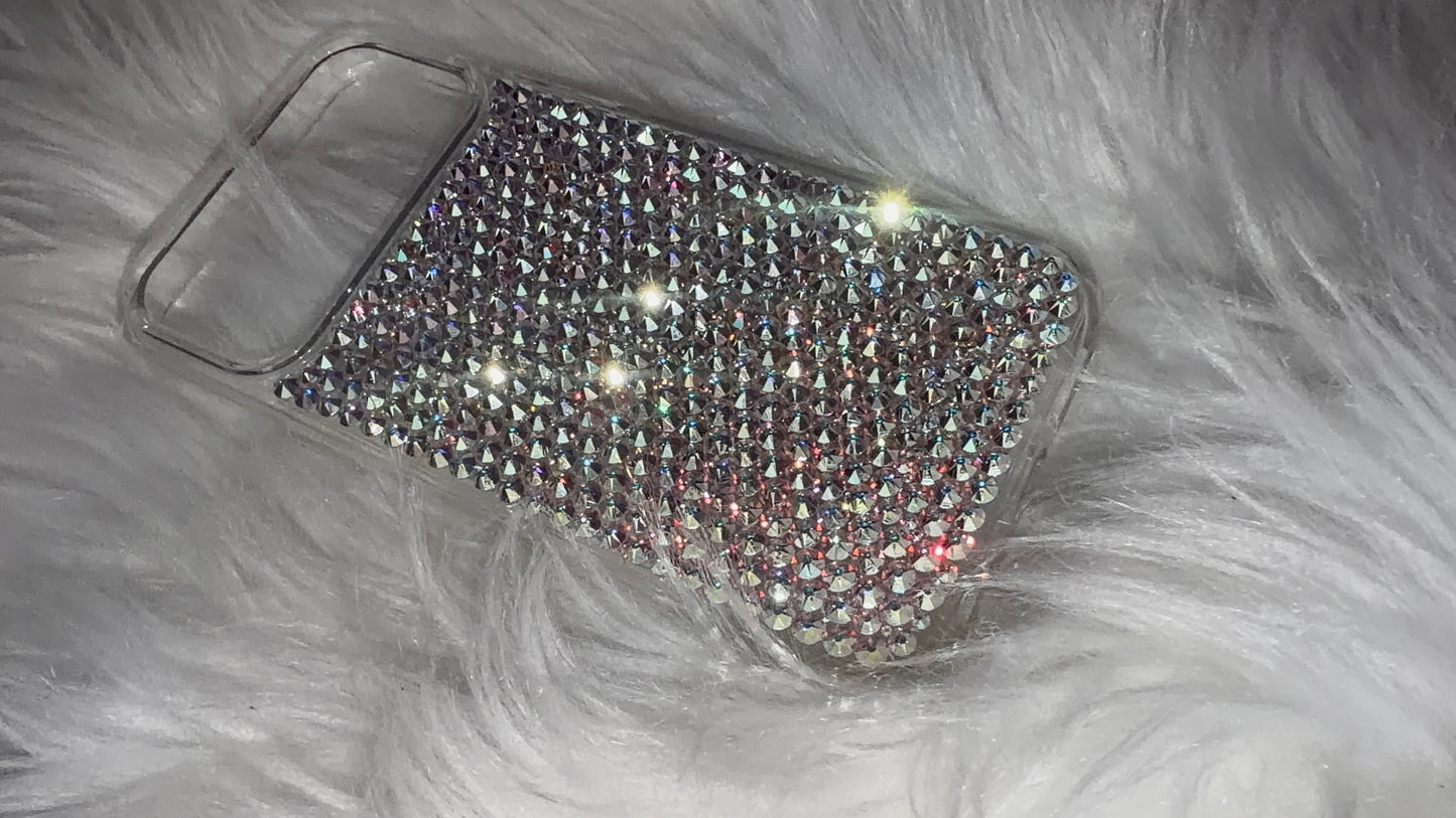 Ready to Ship | Luxe Swarovski Crystal iPhone 17 Pro Max Case – Crystal Clear AB