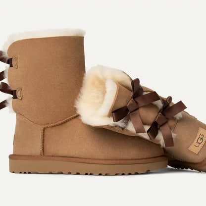 Custom Bling UGG Short Boots – Rhinestone Classic Short & Bailey Bow UGG Boots