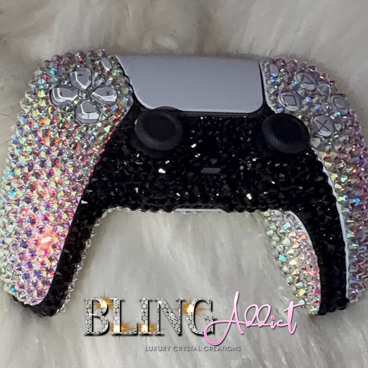 Custom Bling PS5 Controller | Rhinestone Gaming Controller | Luxury Gamer Gift - Bling Addict