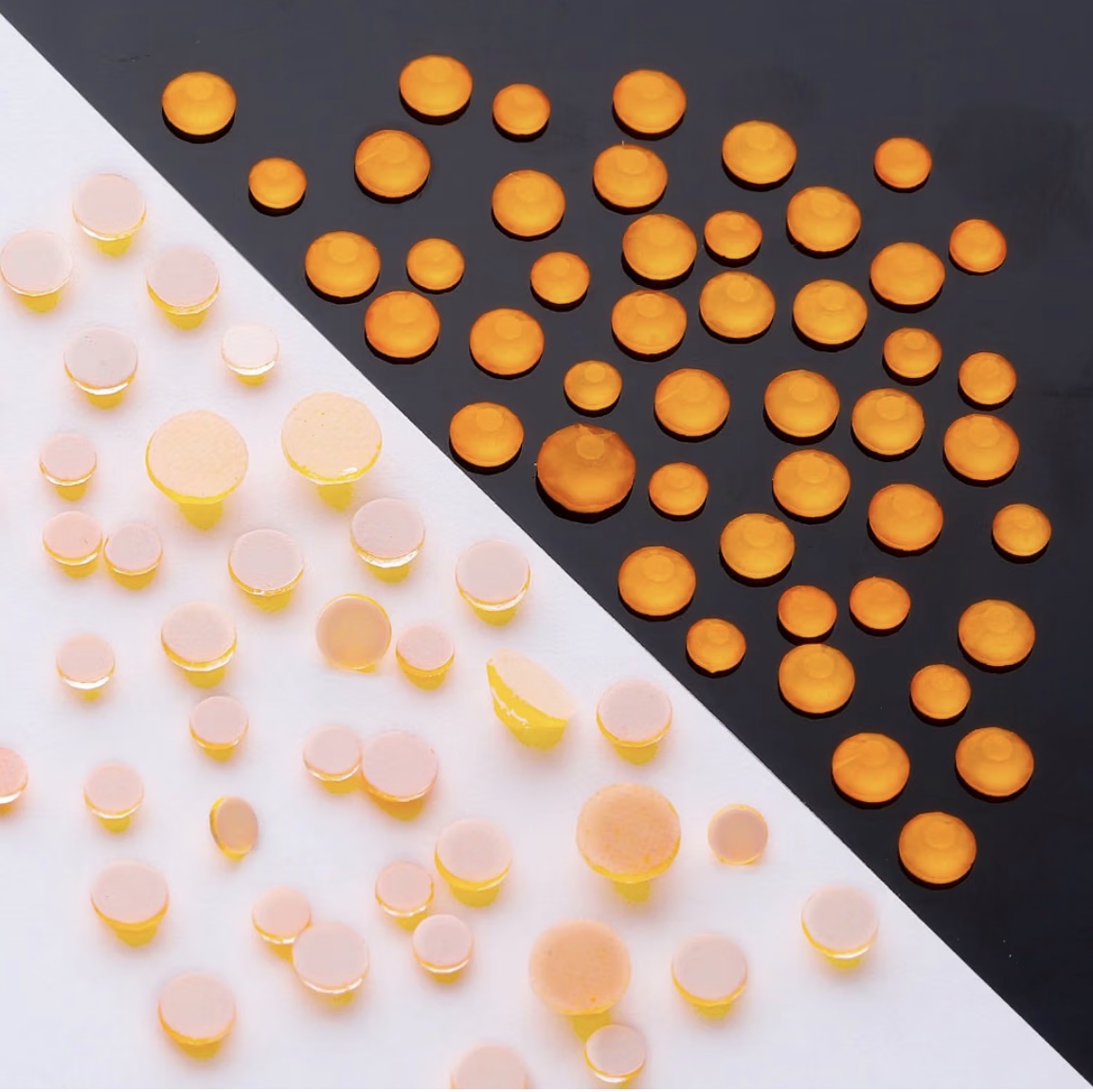 Neon Lt. Orange Hyacinth Glass Rhinestones
