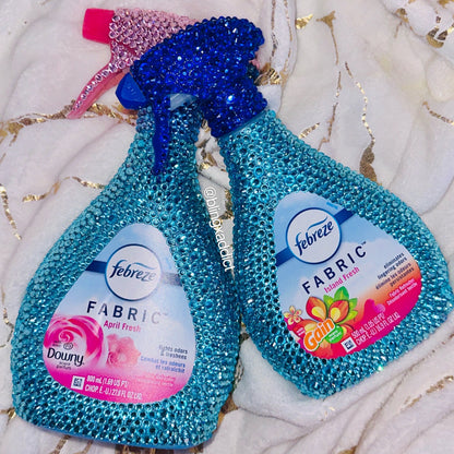 Blinged Febreze Fabric Spray: Crystal Rhinestone Glam Decor