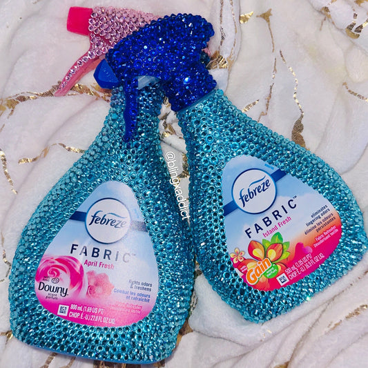 Blinged Febreze Fabric Spray: Crystal Rhinestone Glam Decor