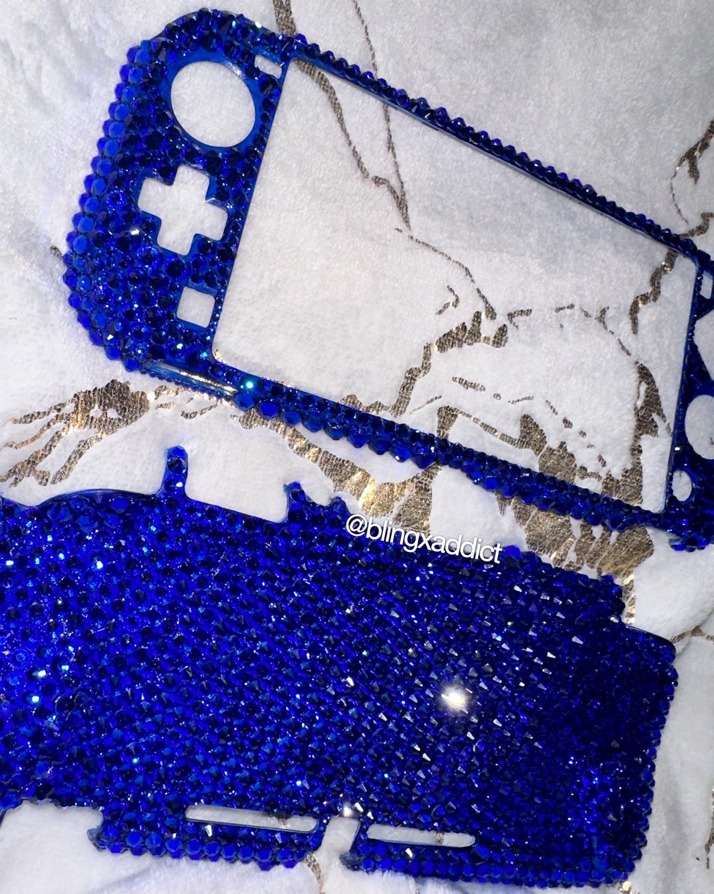 Crystal Bling Nintendo Switch Lite, Switch, and Switch 2 Case: Custom Bedazzled Protective Cover