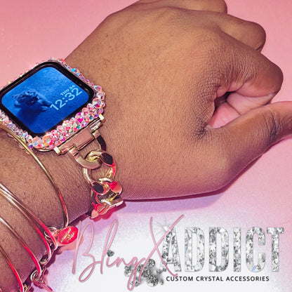 Custom Crystal Swarovski Apple Watch Cases