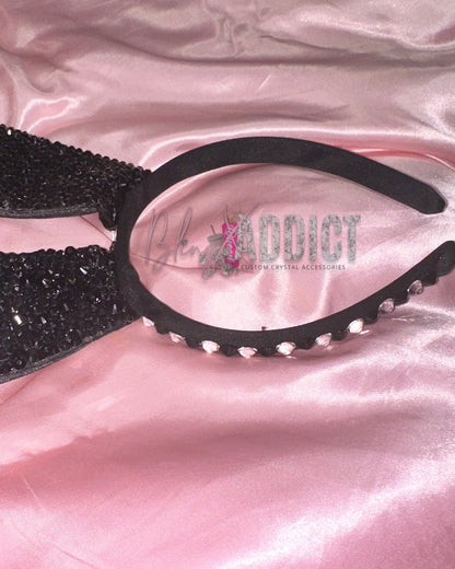 Crystal Bling Customized Rhinestone Bunny Ears Headband