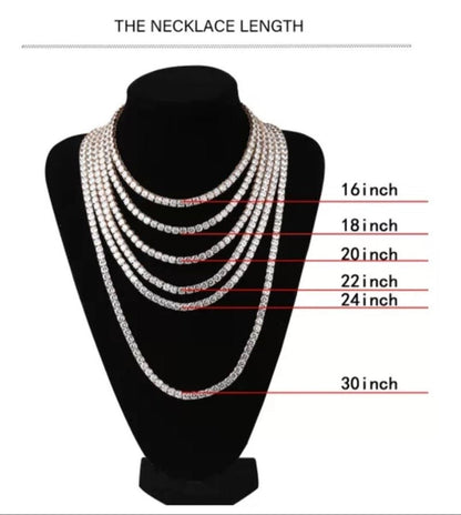 Crystal Swirl - Pink & Clear CZ Custom Cuban Link Chain