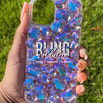 Diamonds Are Forever Custom Crystal 3D Gem Bling Phone Case