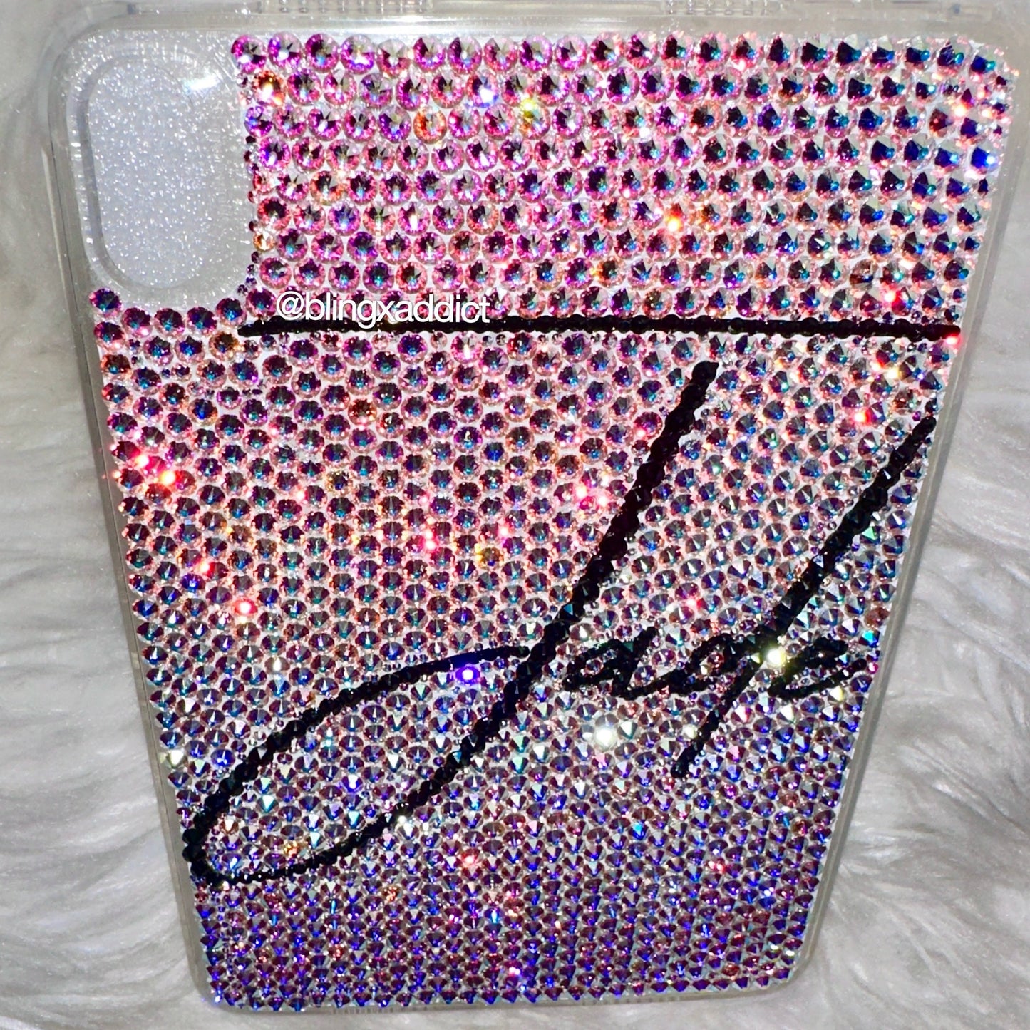 Custom SWAROVSKI Crystal Bling iPad Protective Case for Gifts, Birthdays, Anniversaries, Office
