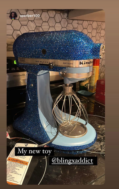 Custom KitchenAid Artisan  Swarovski Crystal 5 qt. OR 7qt Tilt-Head Bling Stand Mixer