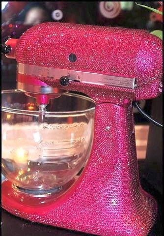Custom KitchenAid Artisan  Swarovski Crystal 5 qt. OR 7qt Tilt-Head Bling Stand Mixer