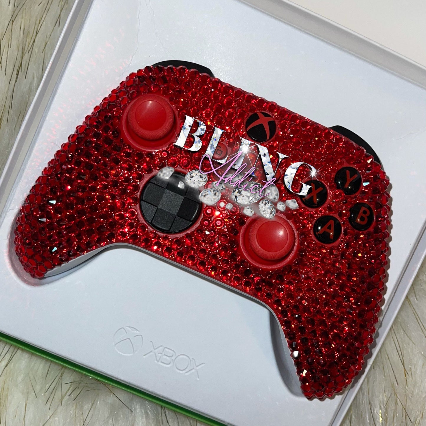 Custom Bedazzled Xbox Bling Wireless Controller