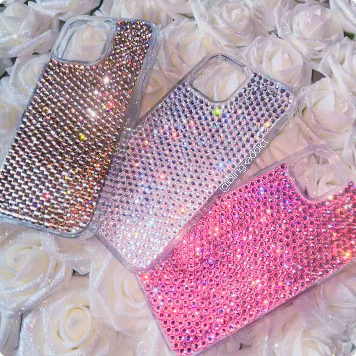 Bedazzled Swarovski Crystal Phone Case | Luxury Bling Case for iPhone, Samsung & Google Pixel - Bling Addict
