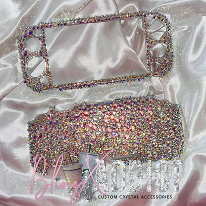 Crystal Bling Nintendo Switch Lite, Switch, and Switch 2 Case: Custom Bedazzled Protective Cover