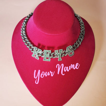 All Starz | CZ Custom Name Curb Choker