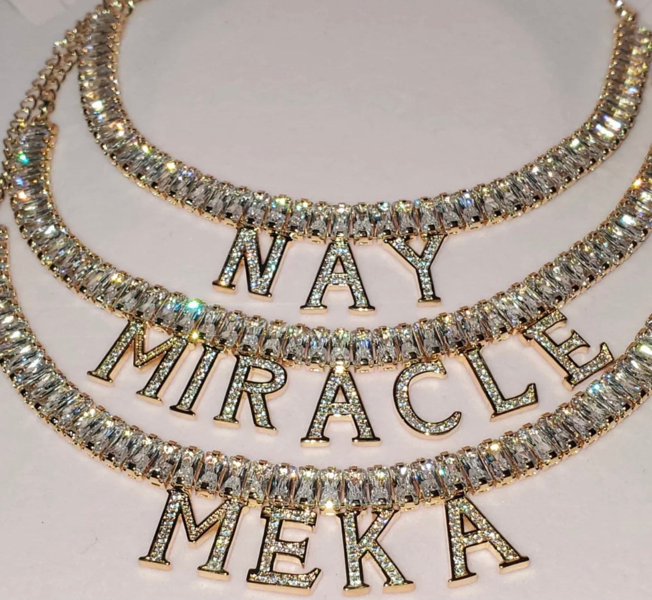 Diamond Bae - Custom English Necklace