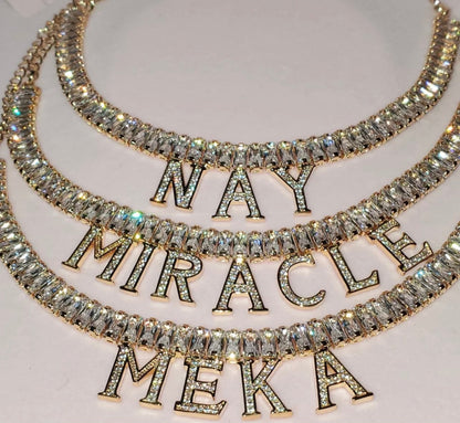 Diamond Bae - Custom English Necklace