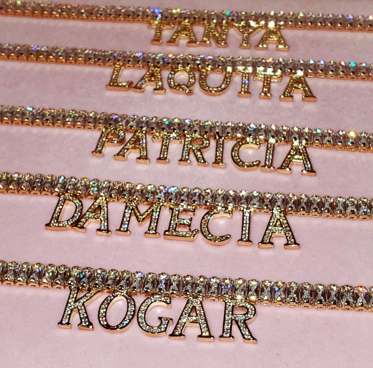 Diamond Bae - Custom English Necklace