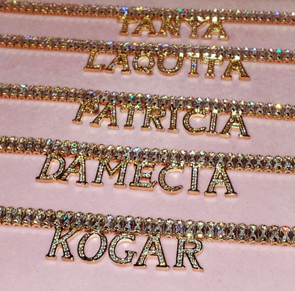 Diamond Bae - Custom English Necklace