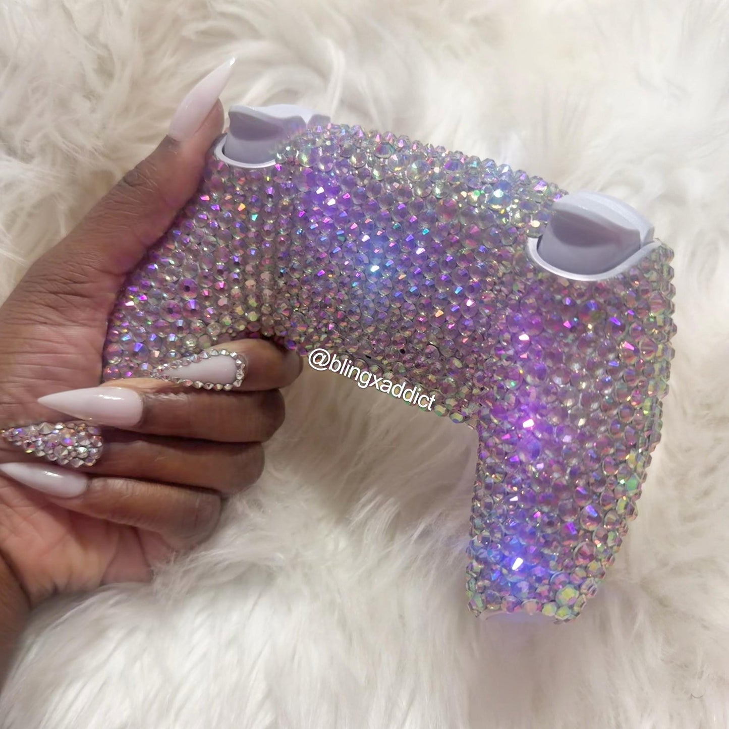 Bling PS5 Controller Custom, Rhinestone Gaming Controller, Sparkly Gamer Gift, Luxury Console Accessories