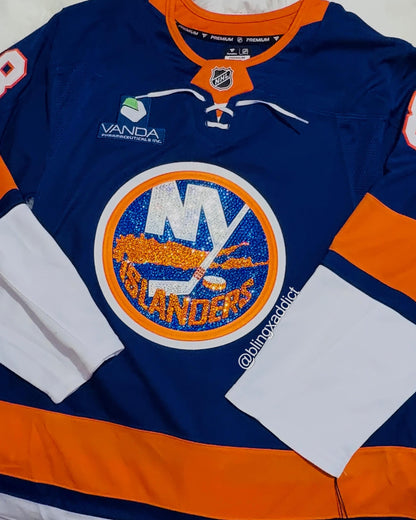 Custom Crystal Bling Sports Jersey | NFL, NBA, NHL & MLB | Swarovski or Glass Rhinestones - Bling Addict