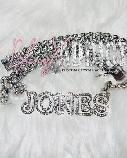 Clear View - Nameplate Custom Cuban Link Chain Necklace