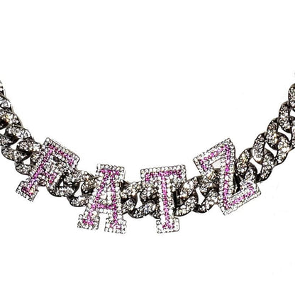 All Starz | CZ Custom Name Curb Choker