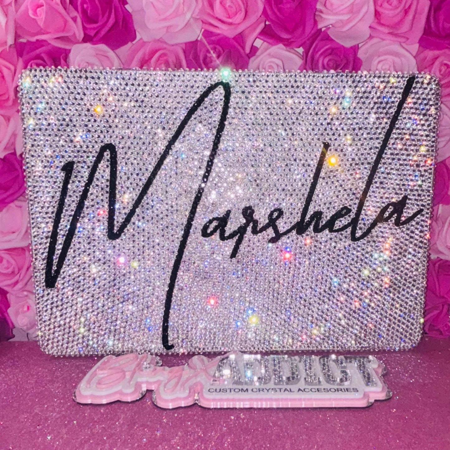 Bling MacBook Hard Case – Crystal Rhinestone Laptop Cover | Personalized Sparkle Shell for MacBook