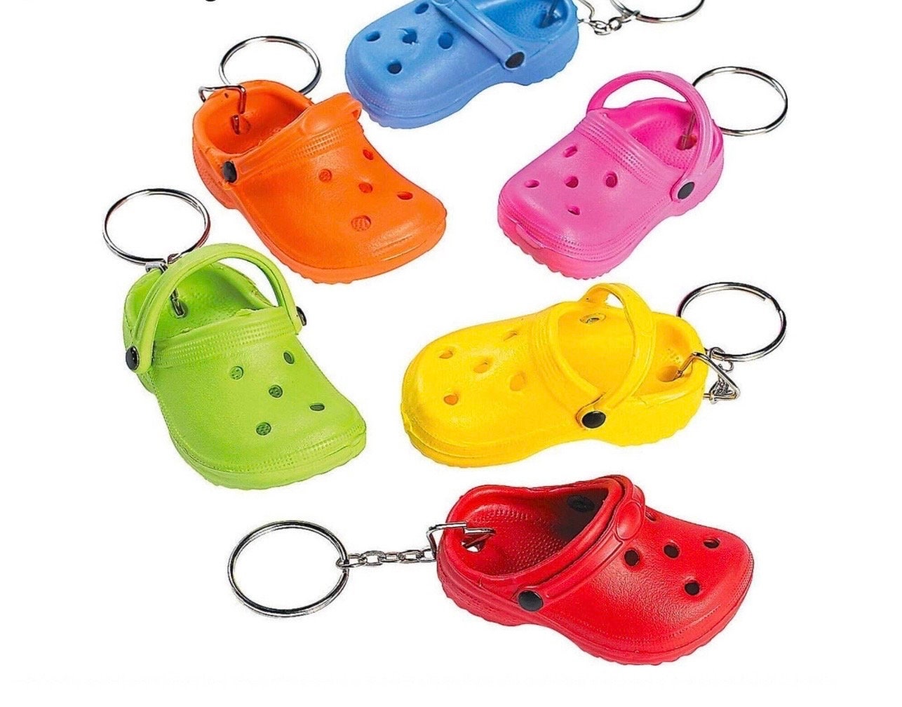 Crystal Bling Custom Rhinestone Croc Keychain