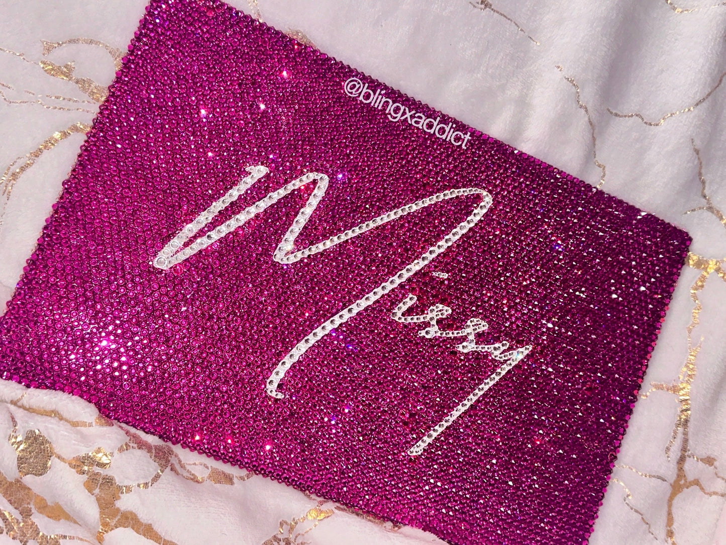 Bling MacBook Hard Case – Crystal Rhinestone Laptop Cover | Personalized Sparkle Shell for MacBook