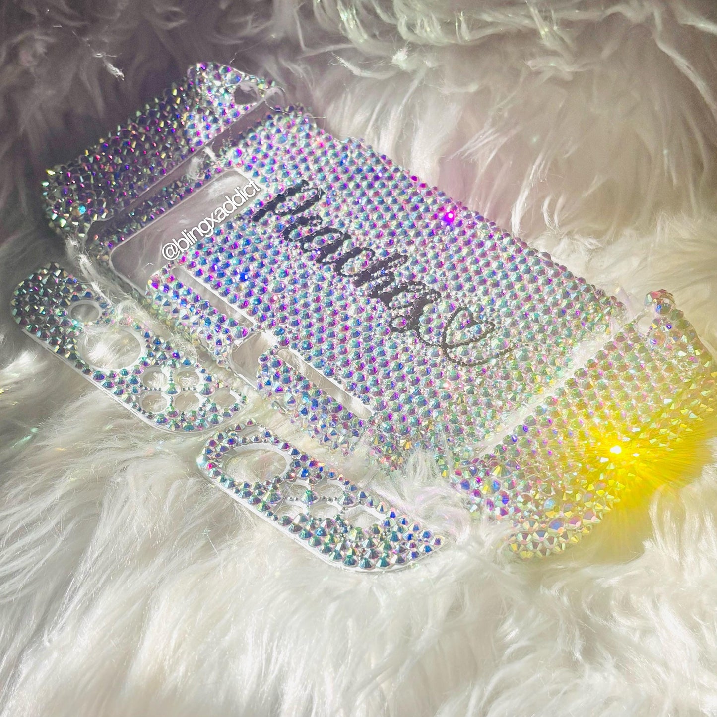 Crystal Bling Nintendo Switch Lite, Switch, and Switch 2 Case: Custom Bedazzled Protective Cover