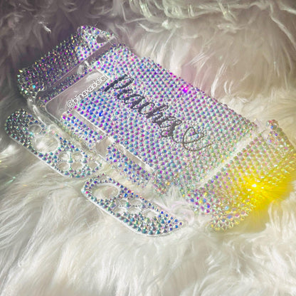 Crystal Bling Nintendo Switch Lite, Switch, and Switch 2 Case: Custom Bedazzled Protective Cover
