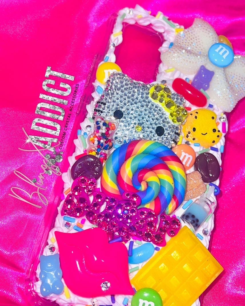 Sugar Crush Deco Whipped Cream Bling Phone Case