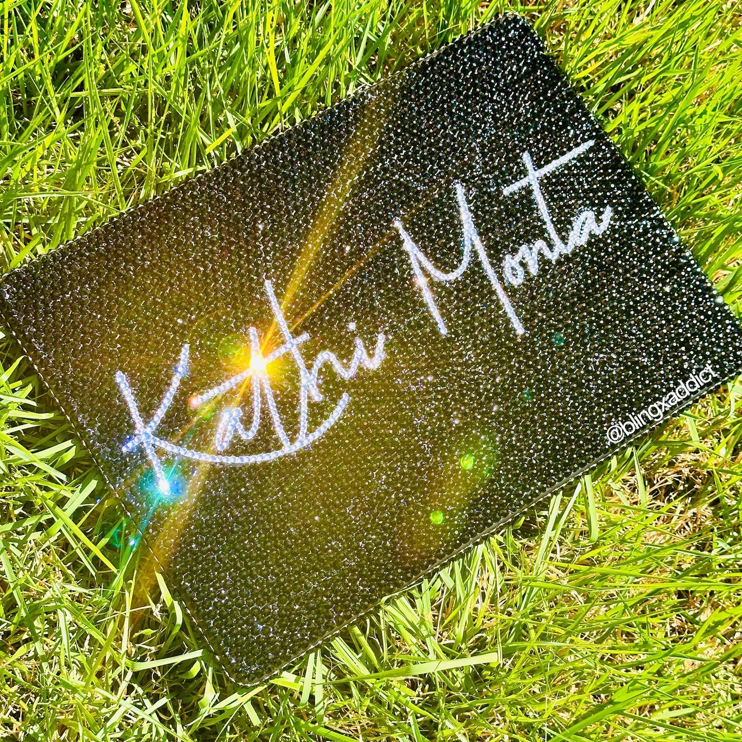 Crystal Rhinestone MacBook Hard Case | Personalized Bling Laptop Cover - Bling Addict