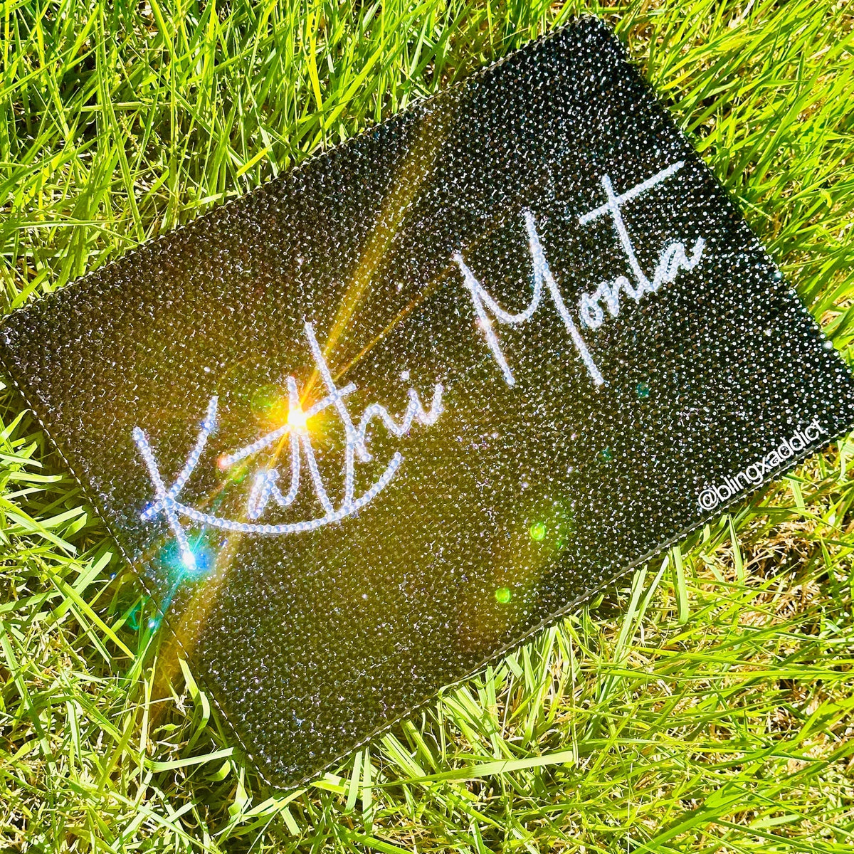 Crystal Rhinestone MacBook Hard Case | Personalized Bling Laptop Cover - Bling Addict