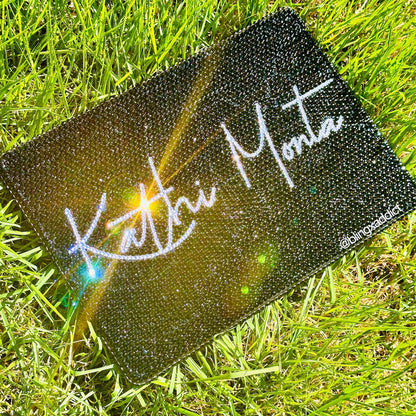 Crystal Rhinestone MacBook Hard Case | Personalized Bling Laptop Cover - Bling Addict