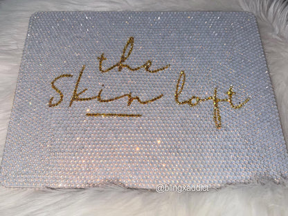 Crystal Rhinestone MacBook Hard Case | Personalized Bling Laptop Cover - Bling Addict