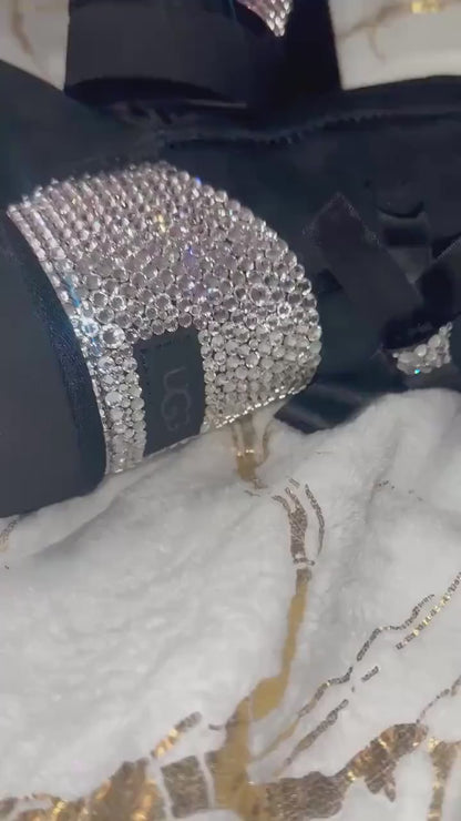 Swarovski Crystal Bling Custom UGG Bailey Bow Boots| Choose UGG Boot Version: Mini, Short, or Tall